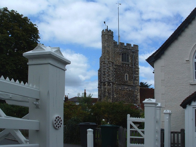 The gates leading from the Common to Monken Hadley church