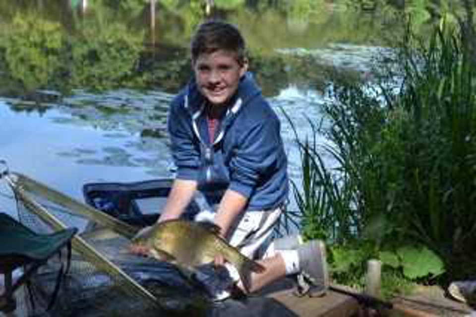 Young fisherman at Jack's Lake